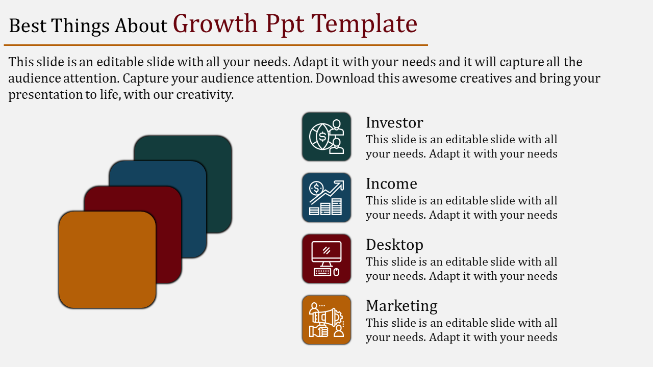 growth ppt template-Best Things About Growth Ppt Template